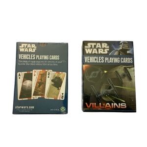 Star Wars Heroes Vehicles Playing Cards 2011 Sealed